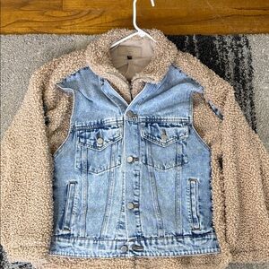 BlankNYC Jean Sherpa jacket